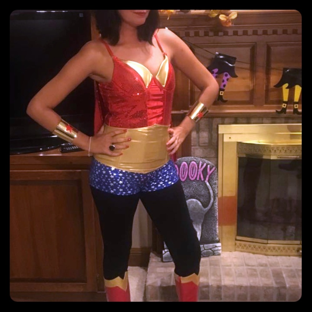 HALLOWEEN SALE SuperWoman Halloween Costume &Boots